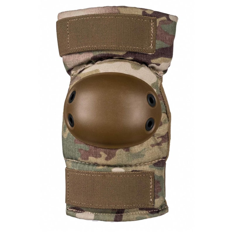 Alta 53112.16 AltaCONTOUR Elbow Protector Pad, MultiCAM Cordura Nylon Fabric, AltaGrip Fastening, Flexible Cap, Round, Coyote - Image 1